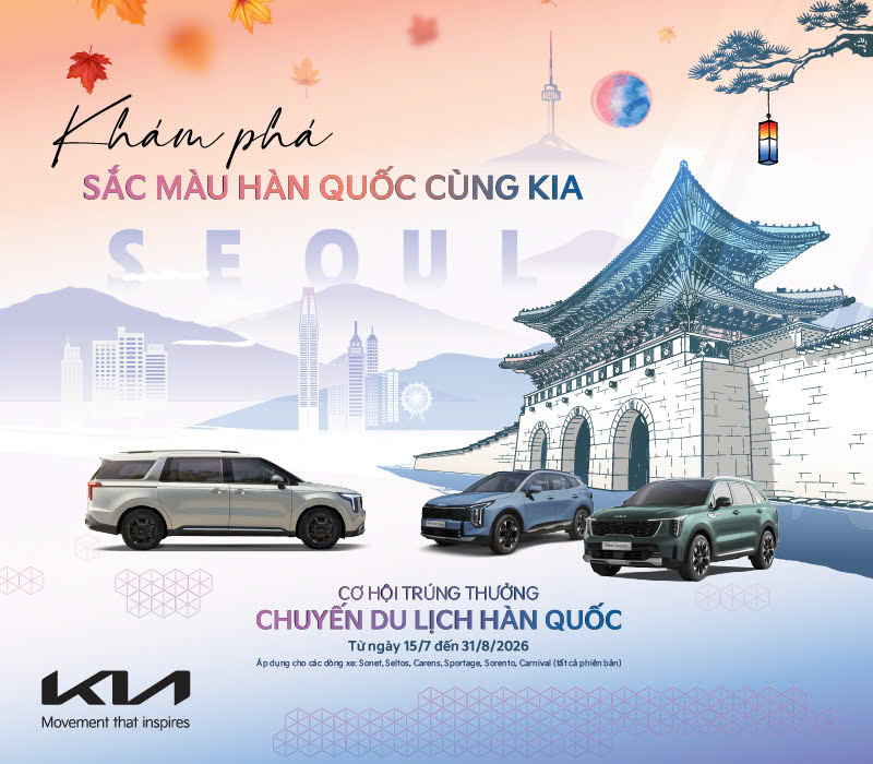 Sở hữu SUV Kia, khám phá Hàn Quốc