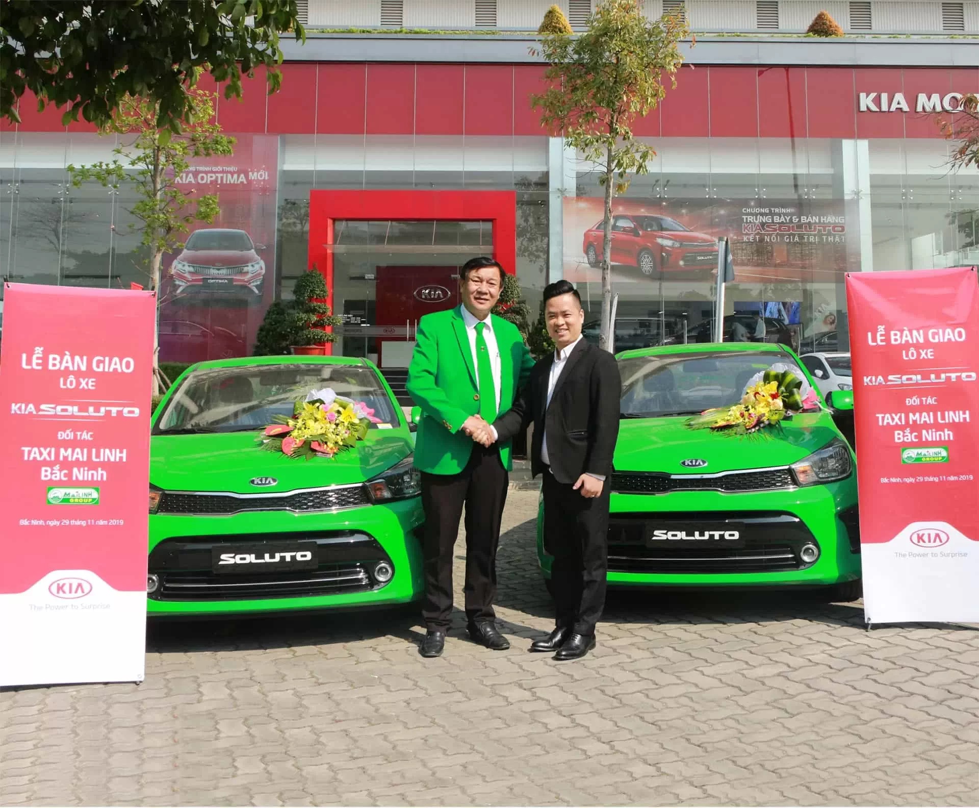 Kia Bắc Ninh Tổ Chức Lễ Bàn Giao Kia Soluto Đến Taxi Mai Linh