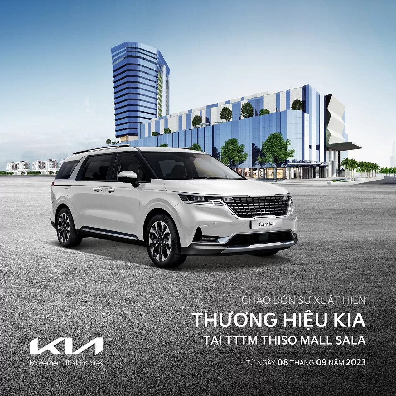 CHÀO ĐÓN SỰ XUẤT HIỆN CỦA THƯƠNG HIỆU KIA TẠI THISO MALL SALA