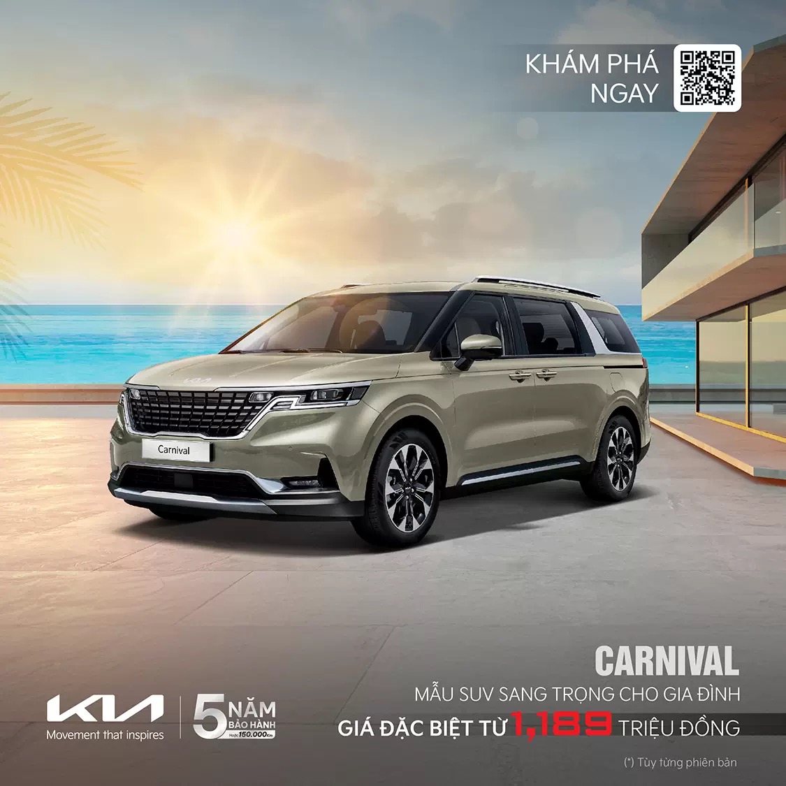 Kia Carnival – “xế hộp” phục vụ nhu cầu di chuyển của gia đình