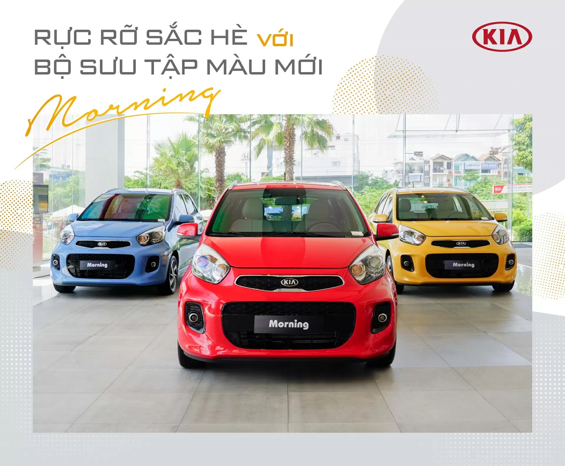 Cận cảnh bộ sưu tập sắc màu mới, phong cách mới của Kia Morning